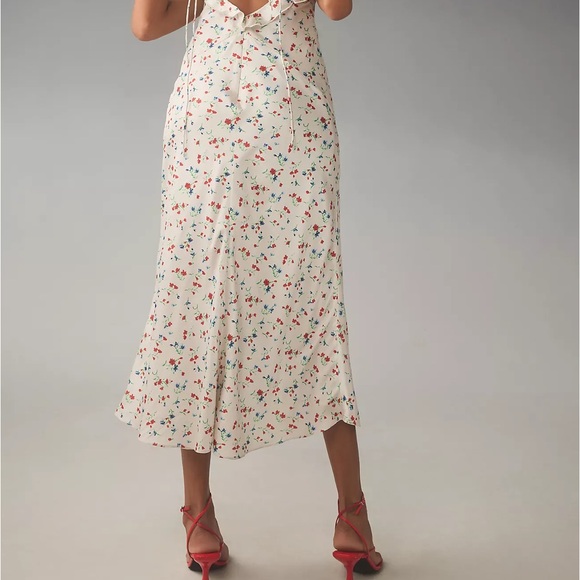 Anthropologie Bardot Olea Sleeveless Ruffle Midi Dress - Picture 12 of 15